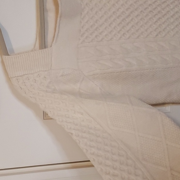 FRNCH Anisia Sweater Dress in Creme - Picture 7 of 15